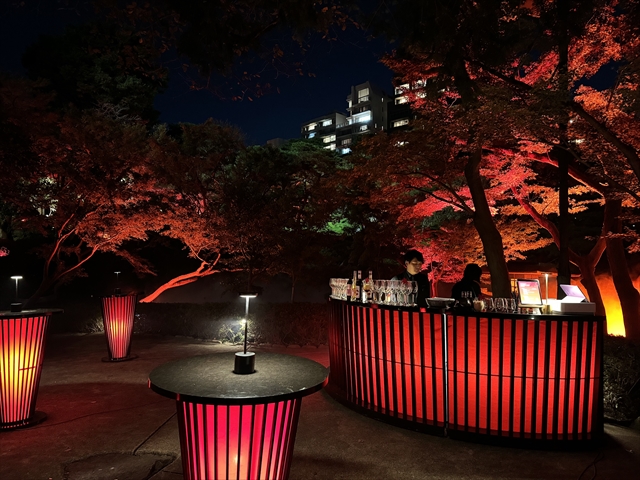 赤く染まる日本庭園で秋を満喫する！八芳園の「TOKYO RED GARDEN AUTUMN FESTIVAL 2023」現地ルポ　画像９