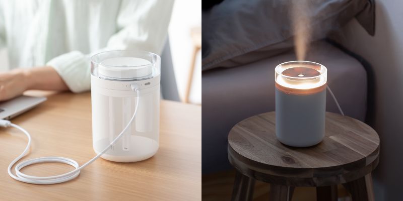 サンワサプライがUSB給電の小型卓上加湿器を発売　 LED付きでお部屋のアクセントにも　画像１