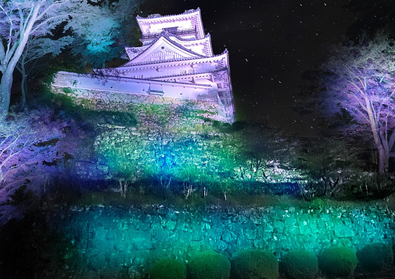 12月1日から冬の観光イベント「NAKED 夜まつり 高知城」　天守のプロジェクションマッピングなどライトアップ体験　画像１