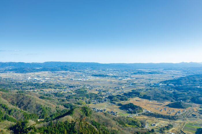 空から見ればつながっている　三重と京都の定住自立圏をヘリで見学　画像１