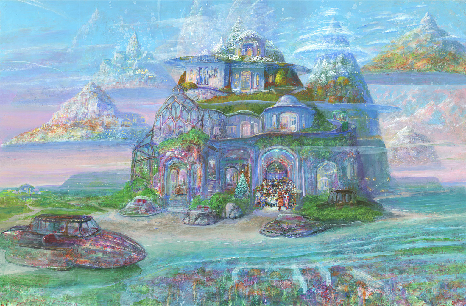 ジブリアニメ『耳をすませば』背景画の井上直久氏個展 　銀座三越 本館7階ギャラリーで12月20日から25日まで　画像２