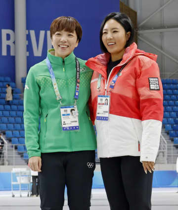 小平奈緒さんと李相花さん再会 平昌冬季五輪、感動のリンクで　画像１