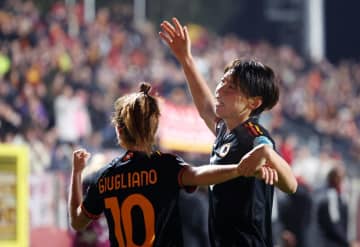 ローマの熊谷と南はフル出場 サッカー女子、欧州CL　画像１