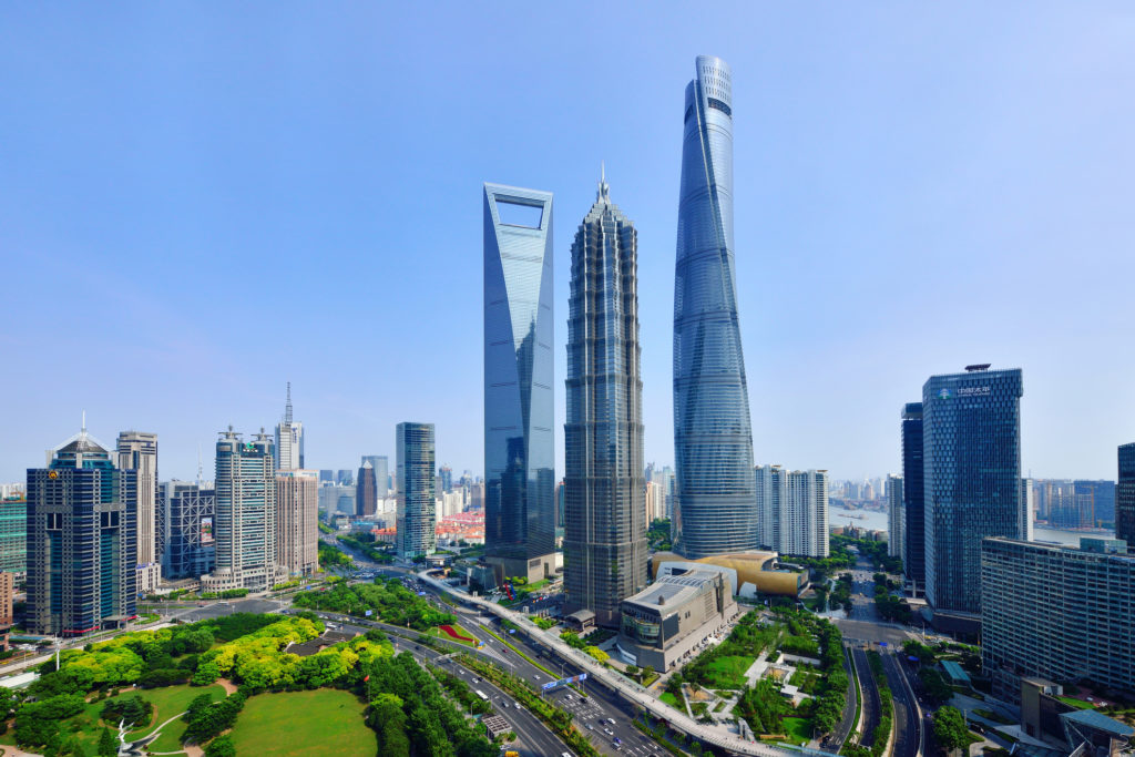 上海の超高層ビル群（Getty Images）