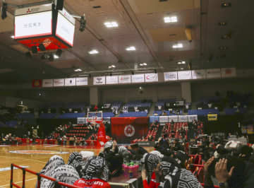バスケBリーグ会場で避難訓練 名古屋Dドルフィンズ戦後に　画像１