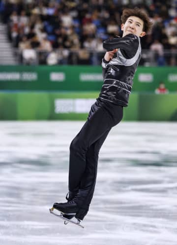 フィギュア男子の中田は5位 冬季ユース五輪第11日　画像１