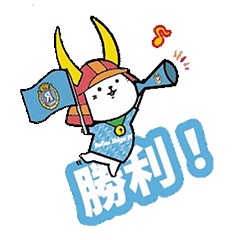 ひこにゃん×レイラック滋賀FCのLINEスタンプ　滋賀県彦根市が制作、Jリーグ入りを応援　画像１