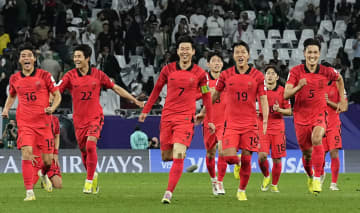 韓国、サウジ退け8強 アジア杯、PK戦制す　画像１