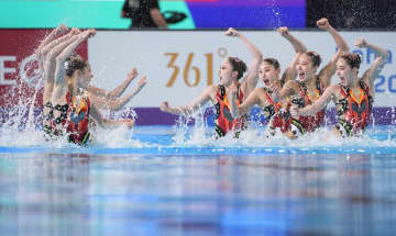 AS日本はAR予選8位 世界水泳第2日　画像１