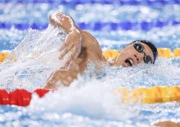 松元が準決勝へ 世界水泳第11日　画像１