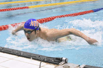 競泳、有力選手が合宿を公開 水沼、後半の泳ぎに手応え　画像１