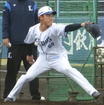 西武・水上、打撃投手で押し込む 昨季の雪辱期し、オフから充実　画像１