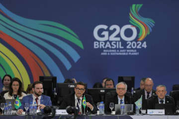 G20、戦争の経済影響を懸念 財務相会議、意見隔たりも　画像１