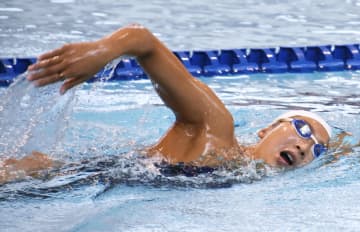 競泳、池江が新潟で練習公開 パリ五輪選考会「自信ある」　画像１