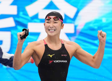池江、個人種目でパリ五輪代表 競泳女子100mバタフライ　画像１