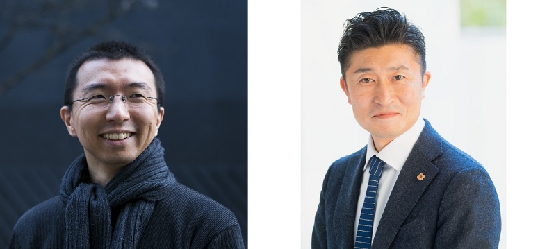 建築家の藤本壮介氏（左）と、Discover Japan統括編集長の髙橋俊宏氏