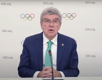 IOC会長「五輪で団結を」 開会式は計画通りと組織委　画像１