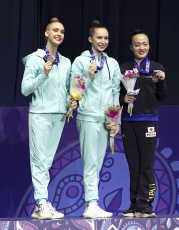 新体操の松坂、3種目で表彰台 アジア選手権　画像１