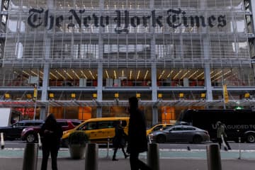 米紙NYタイムズ、増収増益 1～3月、デジタルけん引　画像１